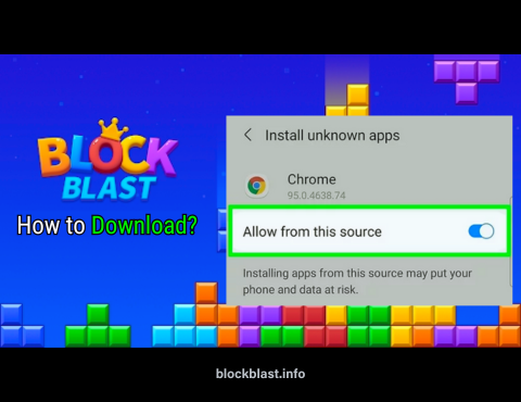 Android mobile Setting for playing Block Blast Hack gameplay