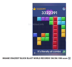 INSANE CRAZIEST BLOCK BLAST WORLD RECORDS! 3M.5M.10M score ☠️