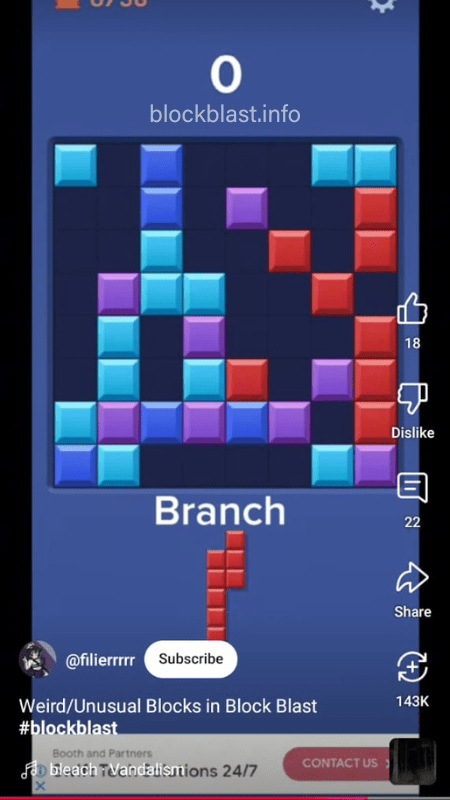 All weird blocks in block blast - Branch