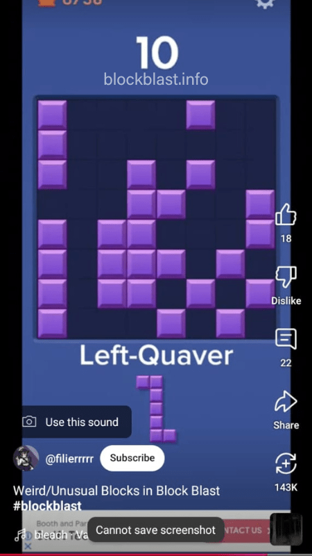 Left-Quaver