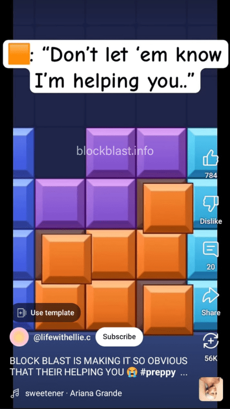 enjoy your game with weird blocks in latest block blast